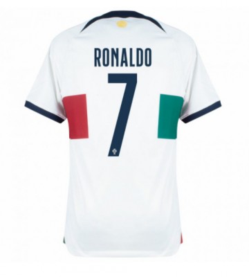 Portugal Cristiano Ronaldo #7 Bortatröja VM 2022 Kortärmad
